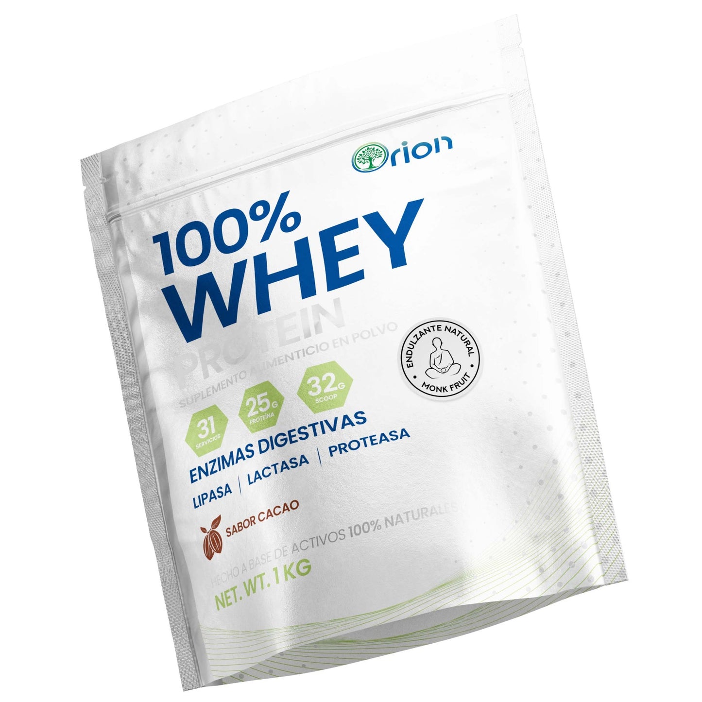 Orion 100% Whey Protein Enzimas digestivas 1kg