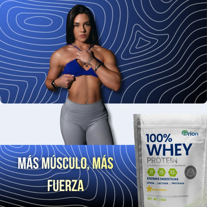 Orion 100% Whey Protein  Enzimas Digestivas 1kg