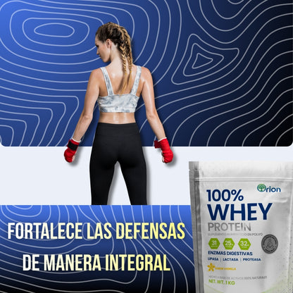 Orion 100% Whey Protein  Enzimas Digestivas 1kg