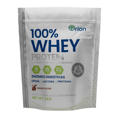 Orion 100% Whey Protein  Enzimas Digestivas 1kg