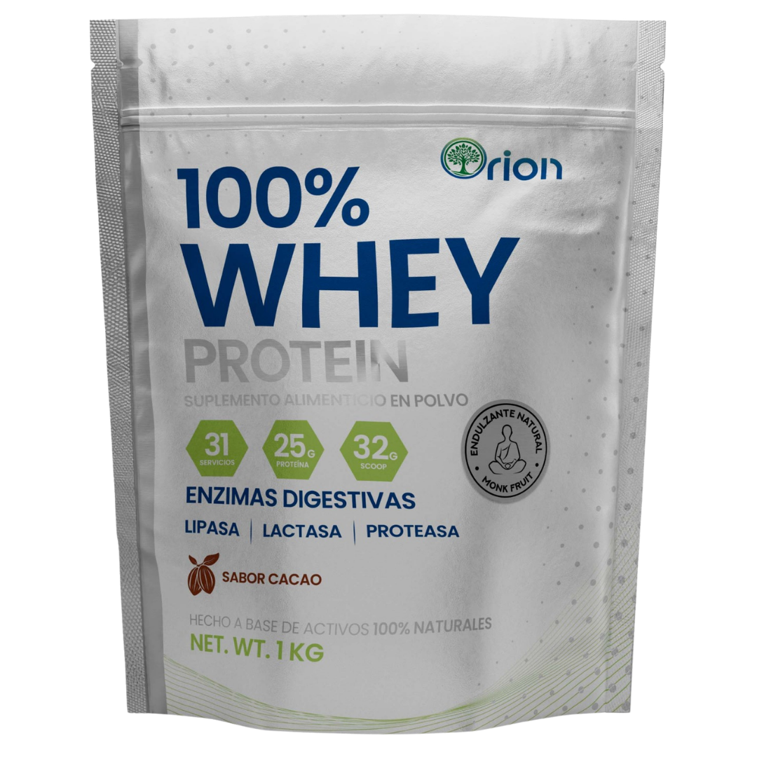 Orion 100% Whey Protein  Enzimas digestivas 1kg