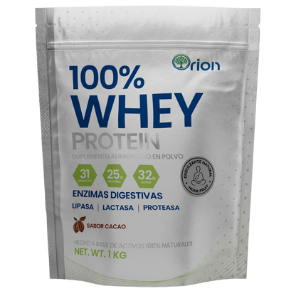 Orion 100% Whey Protein  Enzimas digestivas 1kg