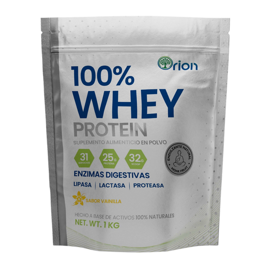 Orion 100% Whey Protein  Enzimas Digestivas 1kg