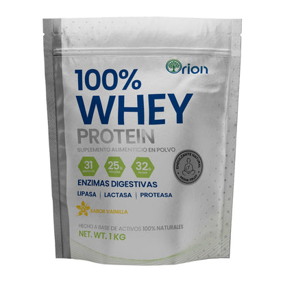 Orion 100% Whey Protein  Enzimas digestivas 1kg
