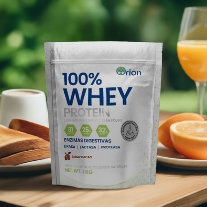 Orion 100% Whey Protein  Enzimas digestivas 1kg